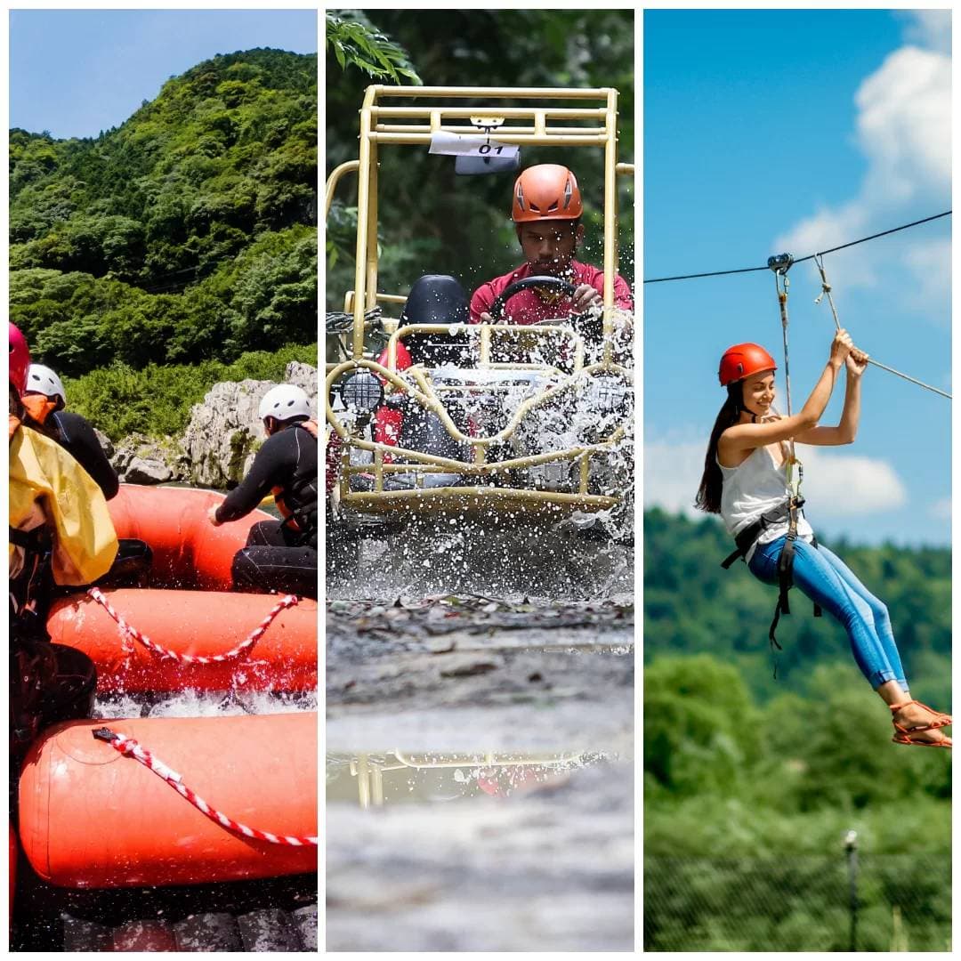 3 in 1 Adventure Combo Tour Antalya Rafting Buggy Zipline