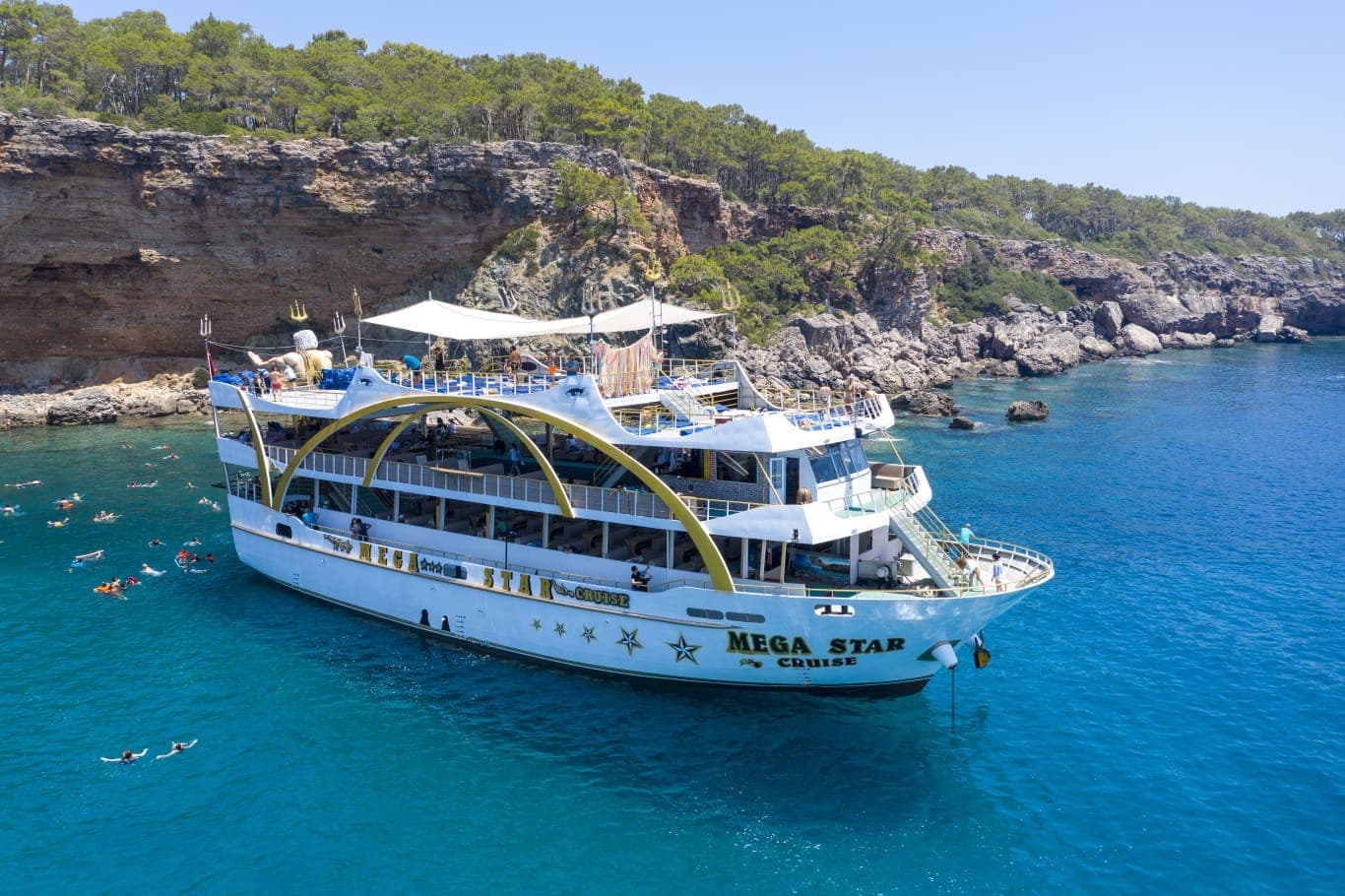 Mega Star-Bootsausflug (Transfer ab Antalya/Belek)